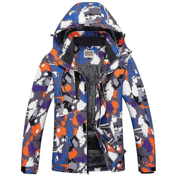 Men's Waterproof Ski Jacket Warm Winter Snow Coat Mountain Digital Printing-01